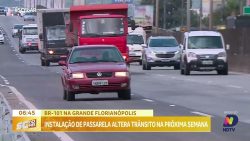 em-florianopolis:-instalacao-de-passarela-altera-transito-da-br-101-na-proxima-semana