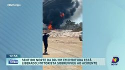 sentido-norte-da-br-101-em-imbituba-liberado-apos-incendio-em-caminhao