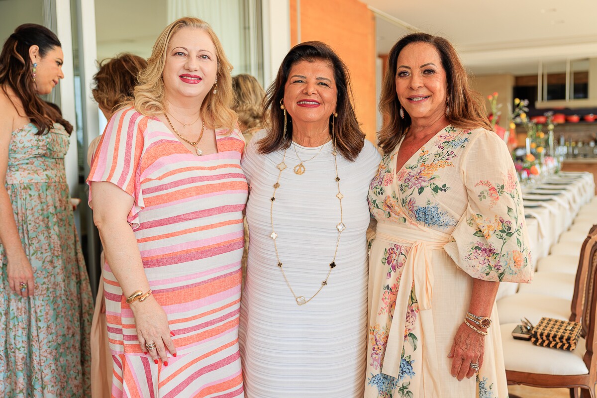 Lídia Abdalla, Luiza Trajano e Sandra Costa