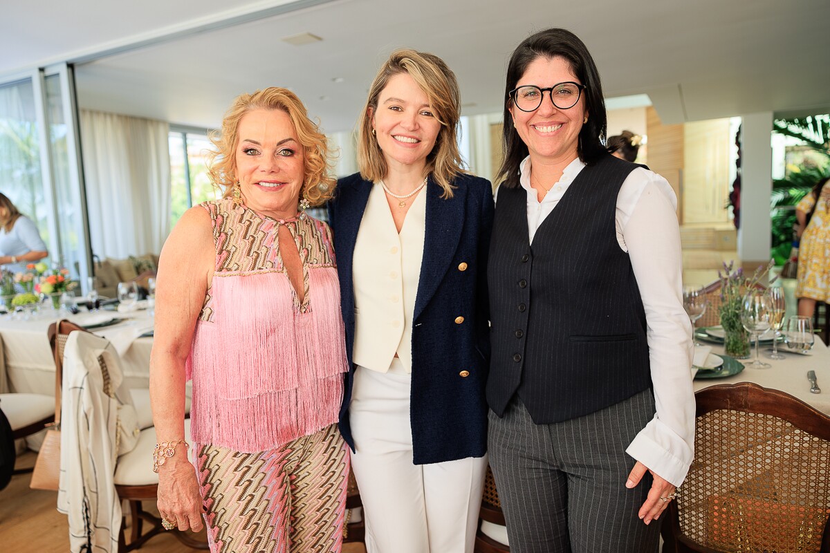 Mercia Crema, Andressa Jordão e Carol Caputo