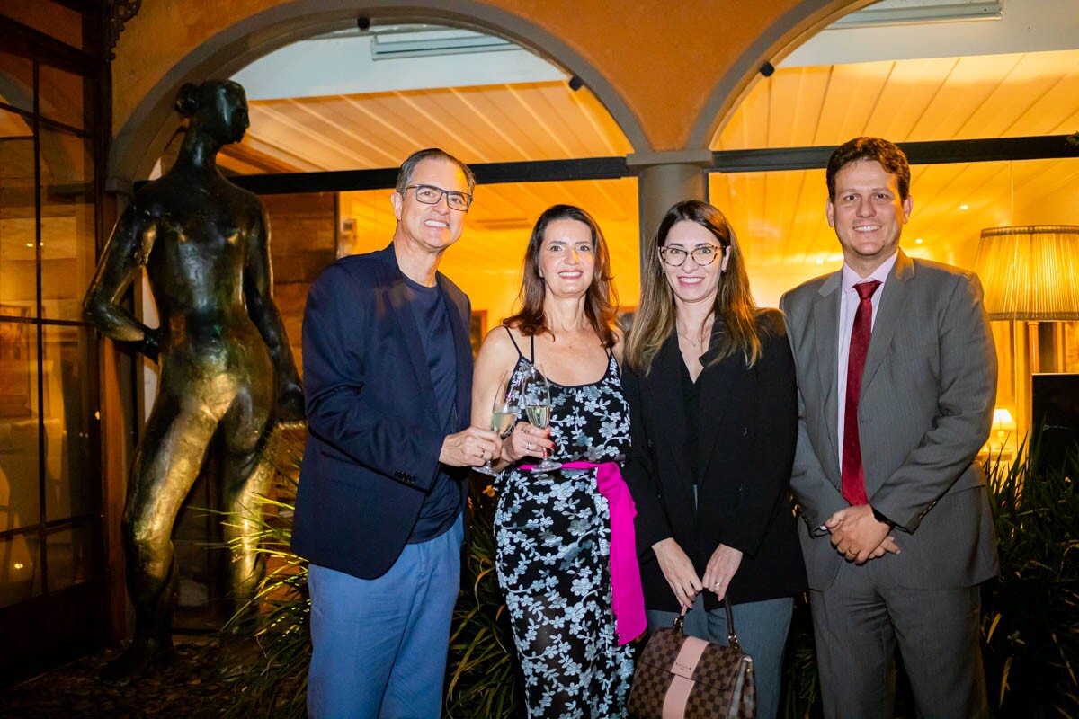 Paulo Lopes, Sandra Rodrigues, Mayara Barretti e Ivan Prado