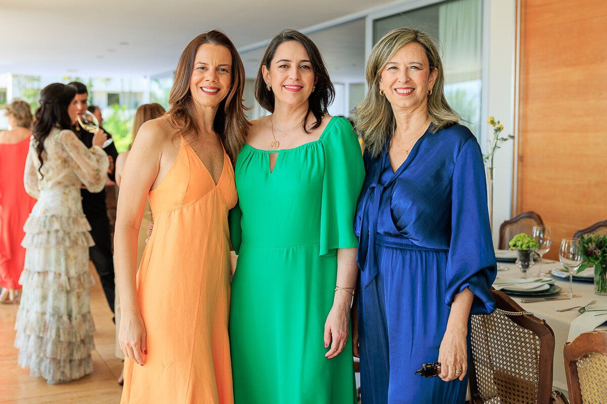 Sandra Pereira, Andrea Pinheiro e Luciana Naves