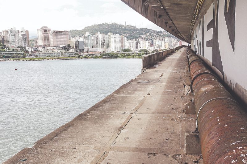 Situação da Ponte Colombo Salles, em Florianópolis