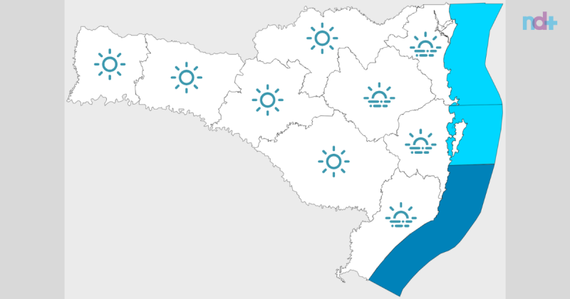 Mapa de SC climatológico