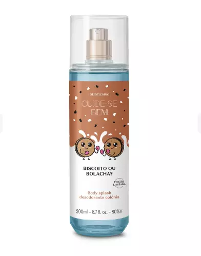 Imagem de Cosmético body splash de biscoito