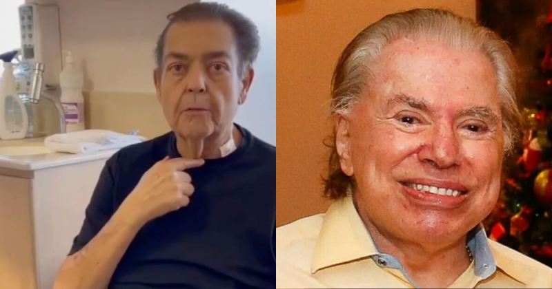 Fausto Silva e Silvio Santos