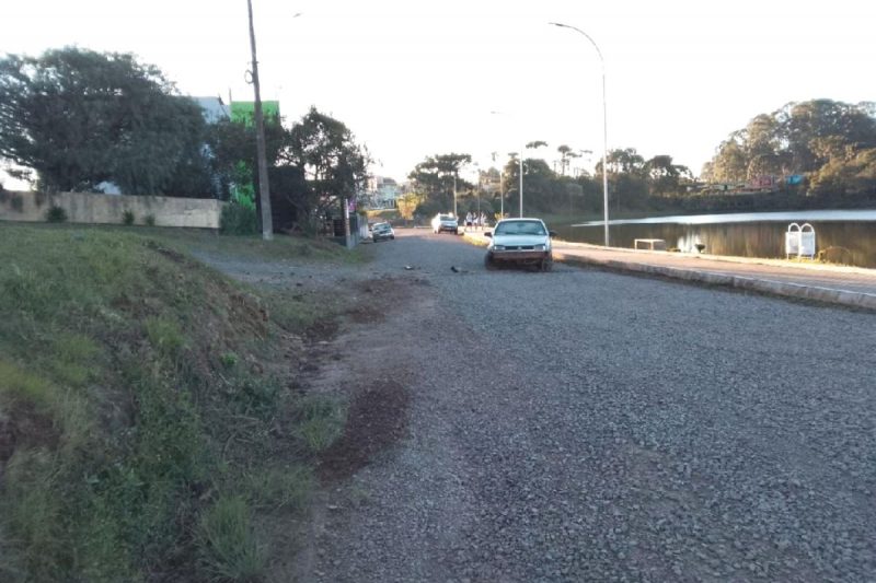 Barranco, fogo e hospital: furto de carro termina de maneira inusitada em SC