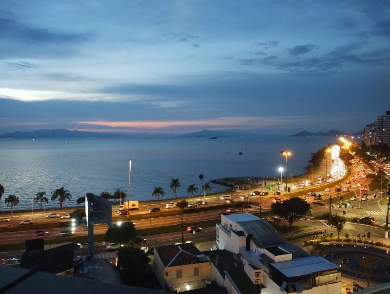 Vista da cidade, onde a agenda dos candidatos a prefeito de Florianópolis serão cumpridas