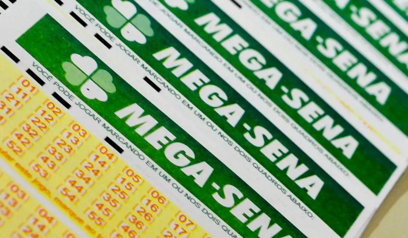 Volante da Mega-Sena, loteria da Caixa 