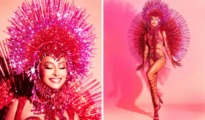 Sabrina Sato com um look inusitado no Carnaval