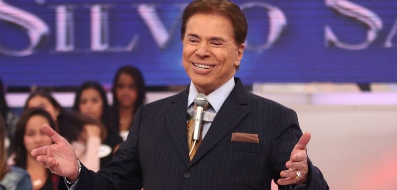 Silvio Santos no programa do SBT