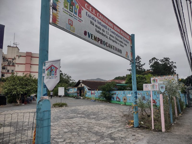 Fachada da creche onde ataque aconteceu