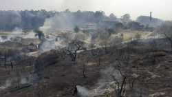 incendio-na-serra-das-cabras,-em-campinas,-atingiu-area-equivalente-a-120-campos-de-futebol,-diz-defesa-civil