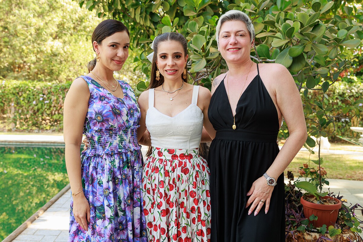 Marina Coelho, Luciana Cunha e Fernanda Viscardi