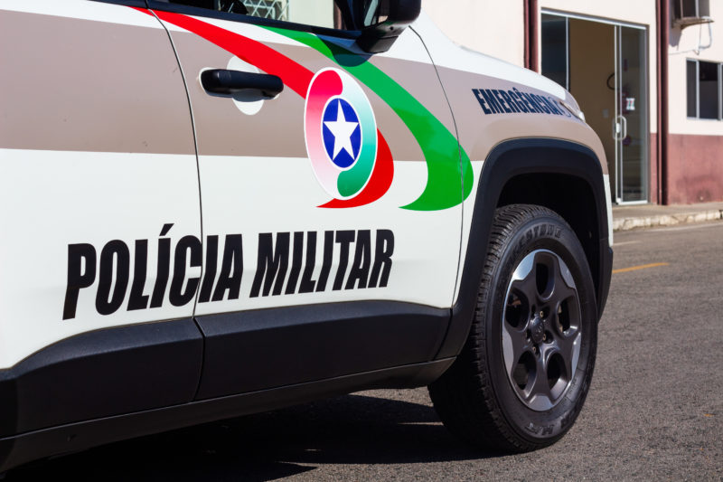 Viatura da Polícia Militar de Santa Catarina