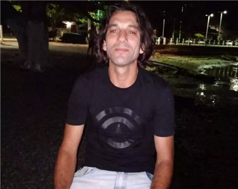 Foto de Adenir, homem morto a pauladas em Indaial 