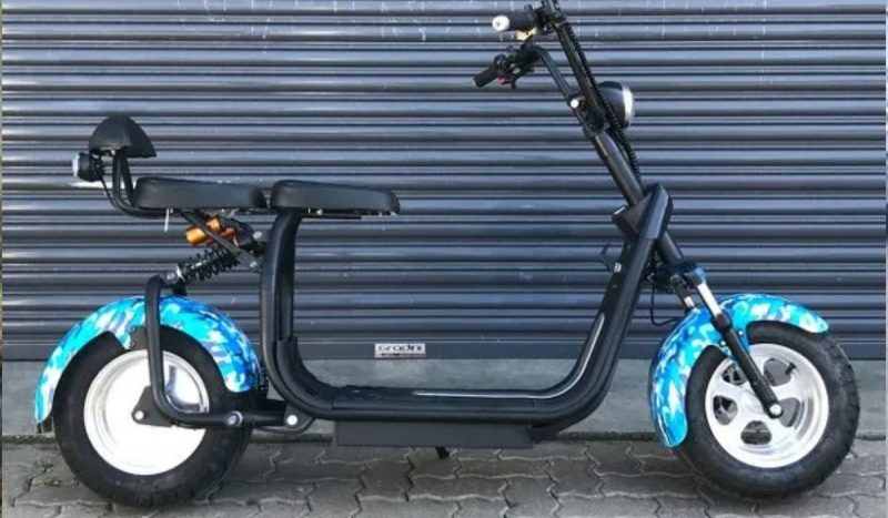 Foto mostra scooter elétrica com modelo semelhante ao que atropelou vítima em Itapema